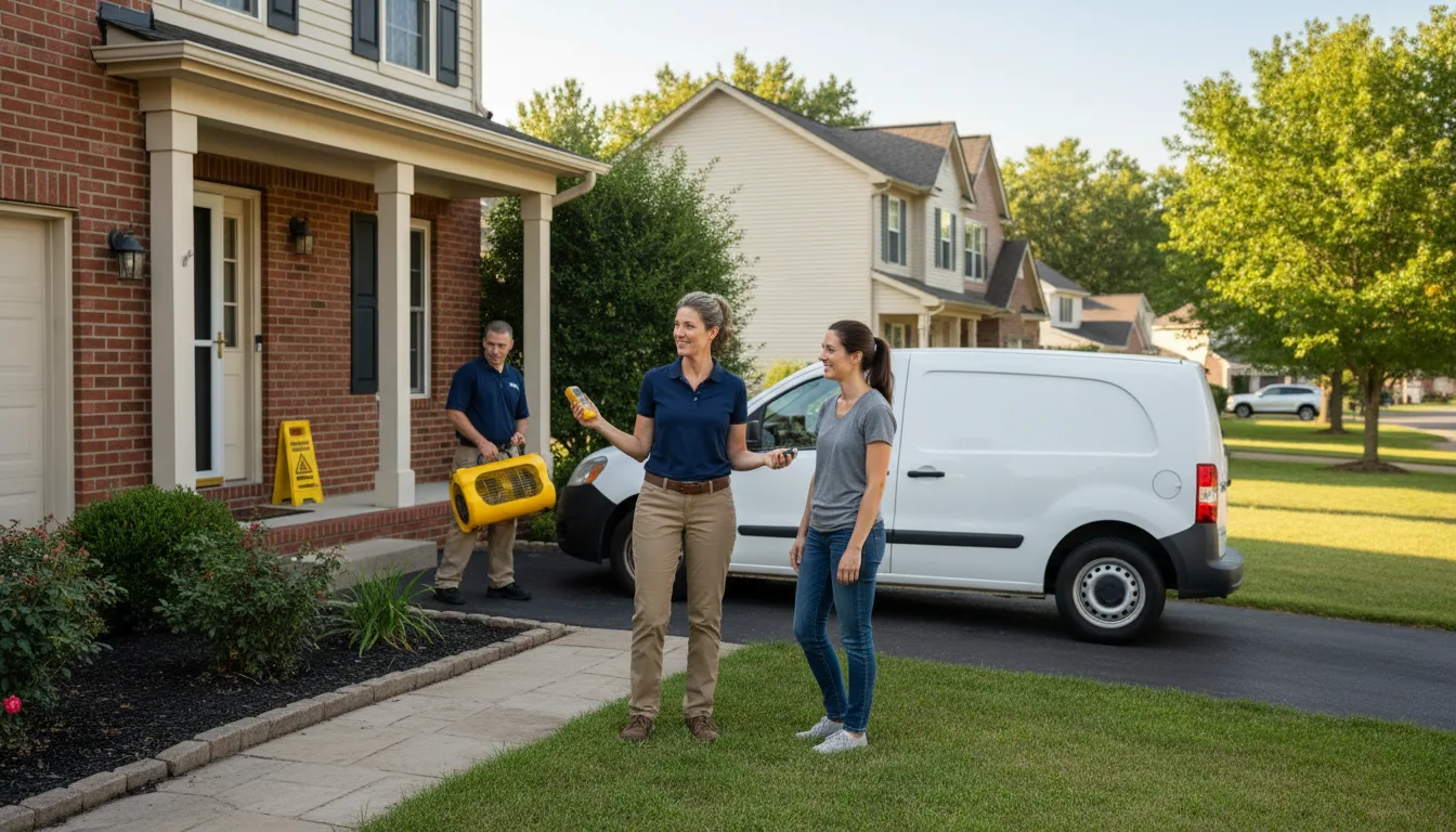 Water restoration image for Water Damage & Restoration Services in Noel, MO